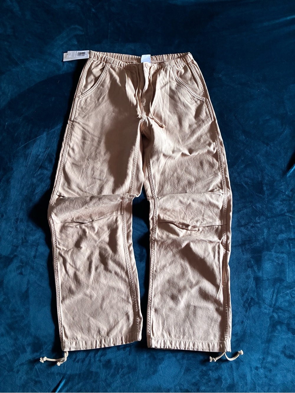 TNA Women’s Beige Drawstring Utility Joggers